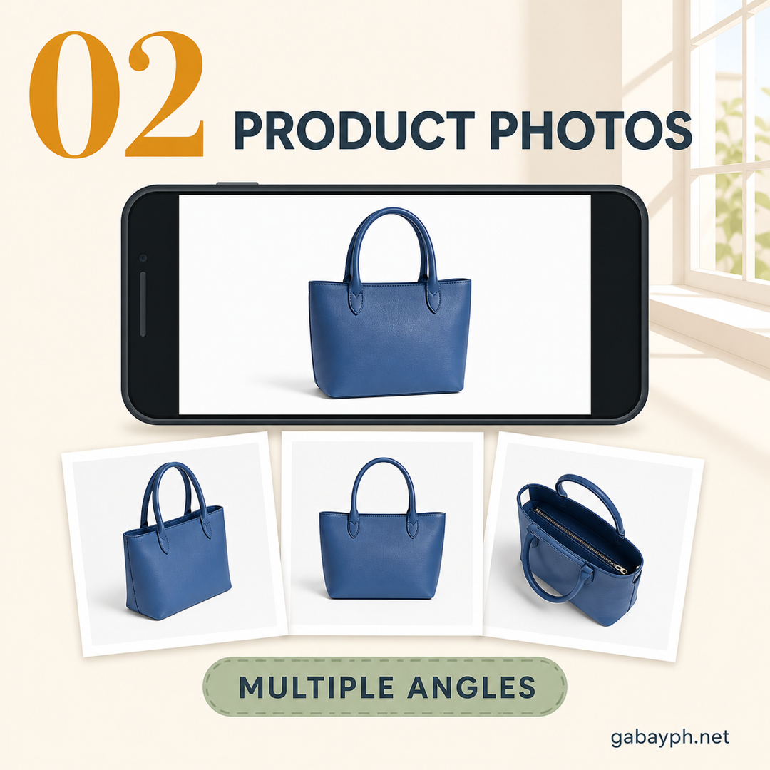 Fact 2: Take clean product photos with bright lighting